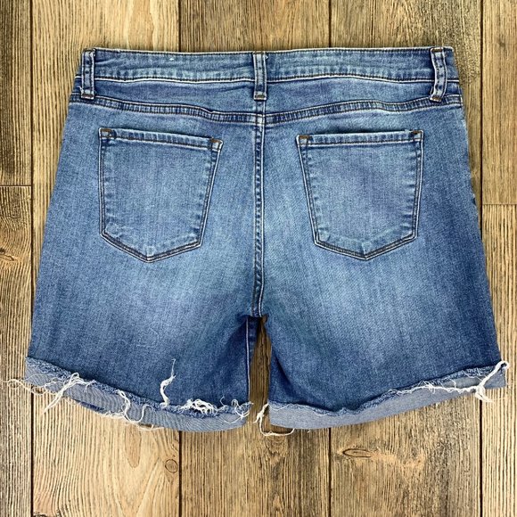 SOLD! STS Blue Becca Bermuda Denim Cutoff Shorts - Picture 3 of 12